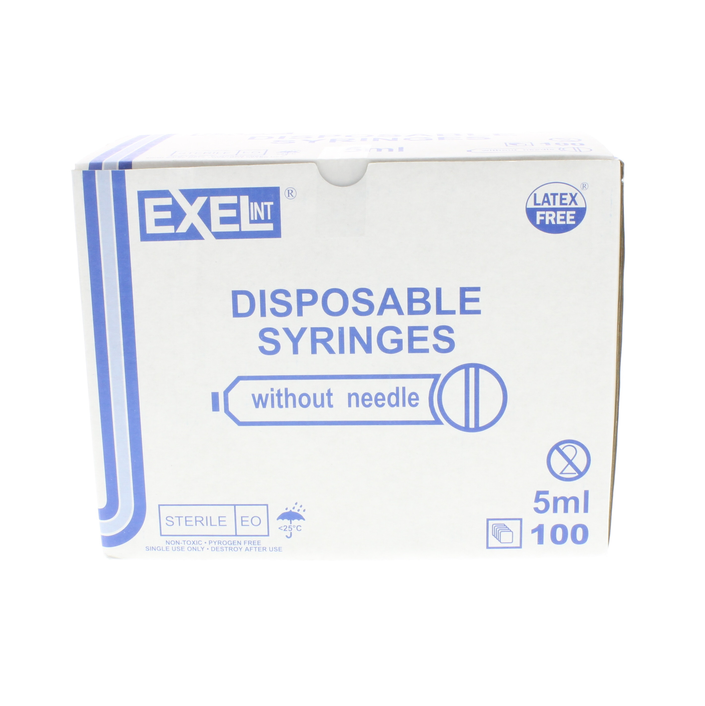 Exel 5-6cc Syringe (Luer-Lock) - Box/100
